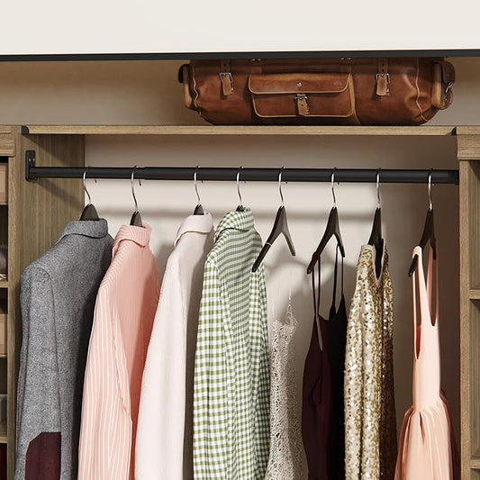 ClosetMaid Modular Storage Shelf and Hang Rod Kit, Sand