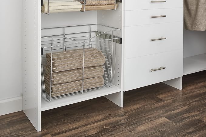 REV-A-SHELF 30" W Closet Basket for Custom Closet Systems