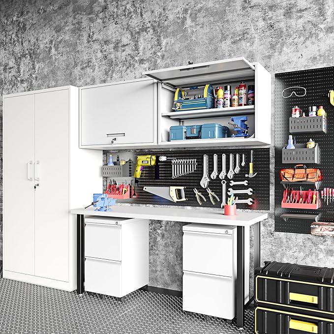 Bathroom Wall Cabinet Medicine Cabinet Over The Toilet Storage Upper Storage Cabinet Metal Wall Cabinet Garage Assembly Required White