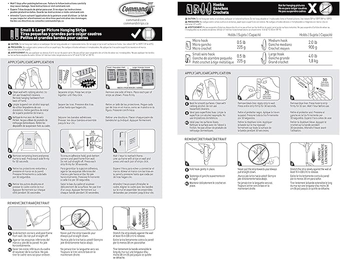 Command Clear Variety Pack, Including 8 Pairs of Picture Hangers, 4 Clear Wire Hooks and 11 Wall Hook for Hanging Home Decor, Damage-Free Hanging Up to 19 Items with Command Strips