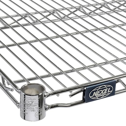Nexel Additional Wire Shelf for Wire Shelving Units, 600-800 lb Capacity, 18"W x 72"L