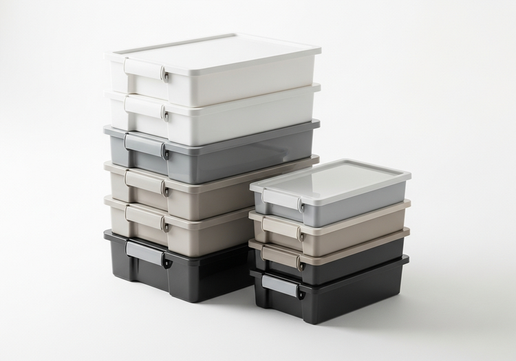 Lidded Storage Bins