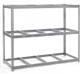 Global Industrial Wide Span Rack With 3 Shelves No Deck, 1100 Lb Capacity Per Level, 96" W x 36" D x 84" H