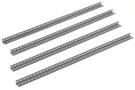 Global Industrial 6' High Angle Post, Gray, 4/Pk