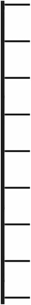 vidaXL Wall-Mounted Wine Rack, Storage for 18 Bottles, Space-Saving Design, Made with Durable Black Iron