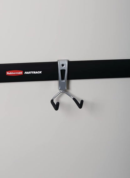 Rubbermaid FastTrack Cord Hook Garage Organization and Storage Heavy Duty Storage for Coolers/Cords/Ropes/Hoses