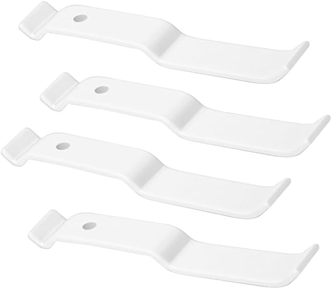Wire Shelf Corner Support Bracket for ClosetMaid 1001, Ventilated Wire Shelving Corner Support, 4 Pieces