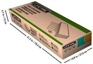 LIFETIME 60404 30 x 9 Inch 3 Pack Shelves for 7', 8', and 11 Ft. Wide Sheds