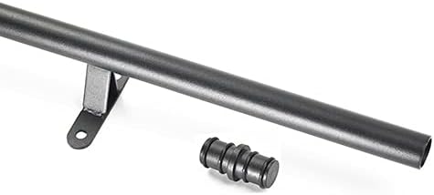 DIYHD 16FT Rolling Ladder Hardware Sliding Rail,Top Roller,Floor Wheel with Brake