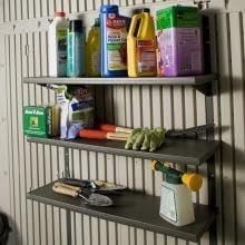LIFETIME 60404 30 x 9 Inch 3 Pack Shelves for 7', 8', and 11 Ft. Wide Sheds