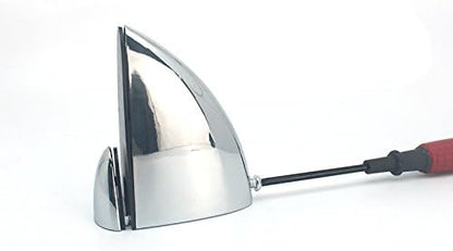 Metal Adjustable Wood/Glass Shelf Bracket Wall Mount 2 Pcs or One Pair, Polished Chrome
