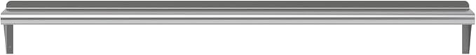 NSF Certified 18 Gauge Heavy Duty Stainless Steel Wall Shelf with Brackets for Kitchens, Utility Rooms, Storage, Offices & Home (60"x8")