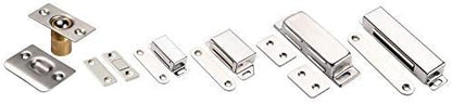 Mousike Magnetic Door Catch Ultra Thin Cabinet Magnets Stainless Steel Drawer Magnet Catch for Sliding Door Closure Kitchen Cabinet Cupboard Closet Closer (16 Pack)