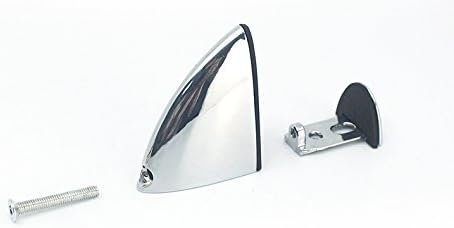 Metal Adjustable Wood/Glass Shelf Bracket Wall Mount 2 Pcs or One Pair, Polished Chrome