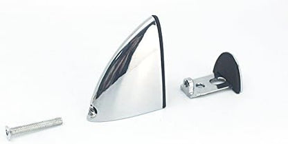 Metal Adjustable Wood/Glass Shelf Bracket Wall Mount 2 Pcs or One Pair, Polished Chrome
