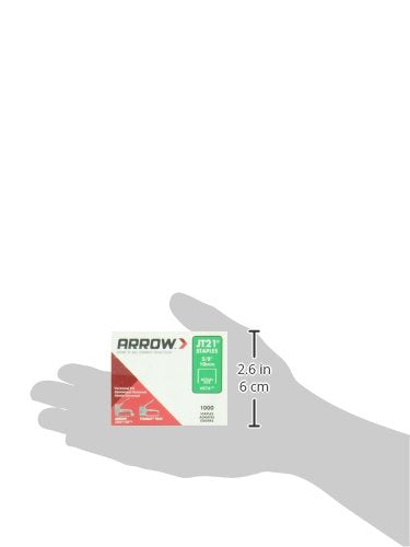 Arrow 276 JT21 Thin Wire Staples for Staple Guns and Staplers, Use for Upholstery, Crafts, General Repairs, 3/8-Inch Leg Length, 7/16-Inch Crown Width, 1000-Pack