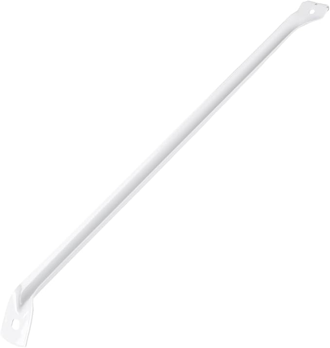 SINJEUN 16 Pack 12 Inch Wire Shelf Bracket Set, Rack Support Bracket with Screws and Expansion Bolts, Wire Shelving Support Brackets for Wardrobe and Wall Bracket Installation, White