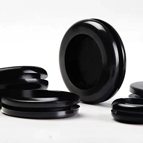 Vrupin 188 Pieces Rubber Grommet Kit – Rubber Plugs for Round Holes, Wiring, Electrical, Plumbing, and More