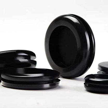 Vrupin 188 Pieces Rubber Grommet Kit – Rubber Plugs for Round Holes, Wiring, Electrical, Plumbing, and More
