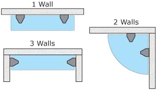 Dulles Glass Floating Shelf Brackets, Adjustable Clamps Heavy Duty, Brushed Nickel, For Glass, Wood, Acrylic Wall Mounted Shelf Support. 2 Pack.