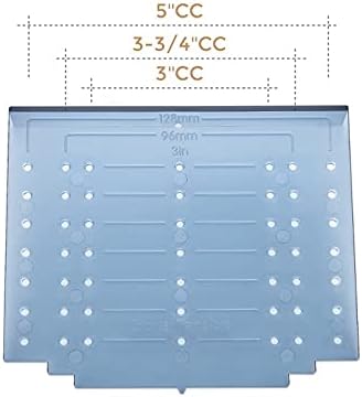 Ravinte Cabinet Door & Drawer Hardware Installation Template Kit Include Drill Bit Mounting Template for Cabinet Knob, Cabinet Pulls