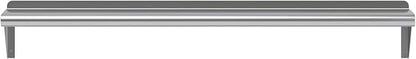 NSF Certified 18 Gauge Heavy Duty Stainless Steel Wall Shelf with Brackets for Kitchens, Utility Rooms, Storage, Offices & Home (48"x8")