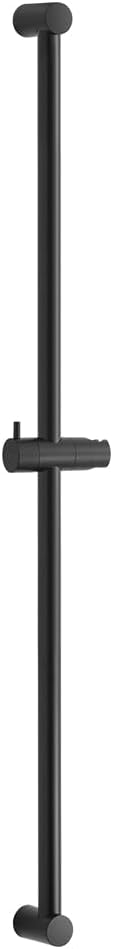 OFFO Shower Slide Bar 33 in Segmental Slide Bar Adjustable Installation Distance 20-32 in with 360° Adjustable Handheld Shower Head Holder for Bathroom, Screw Wall Mounted, Matte Black