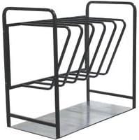 Werner 45.5 in. H x 24 in. W x 48 in. L Black Ladder Shelving Ladder Rack Steel