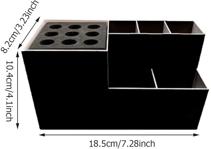 HomeSoGood Hairdressing Tool Storage Box Barber Comb Holder Salon Styling Storage Rack Cosmetic Organizer for Barber Shop Pet Grooming Shop Supplies