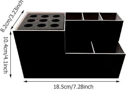 HomeSoGood Hairdressing Tool Storage Box Barber Comb Holder Salon Styling Storage Rack Cosmetic Organizer for Barber Shop Pet Grooming Shop Supplies