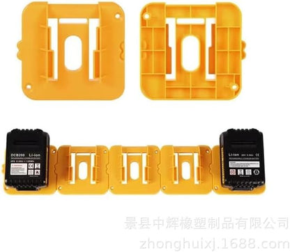 10pc Tool Holders and Battery Holder for Dewalt 20V 60V Wall Mount Hanger Battery Drill Tool Storage Shelf with Screws