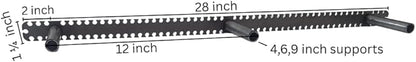 Floating Shelf Brackets - Sheppard Brackets - Easy Install - Heavy Duty (28 inch Build Kit)