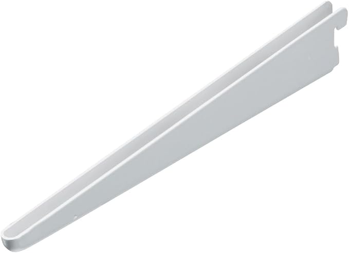 Organized Living freedomRail Bracket for Wood Shelves, 12.5-inch - White
