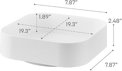Yamazaki Home Tower 360° Rotating Storage Rack – Non-Slip Lazy Susan Organizer for Cosmetics, Skincare, and Spices - Abs Plastic