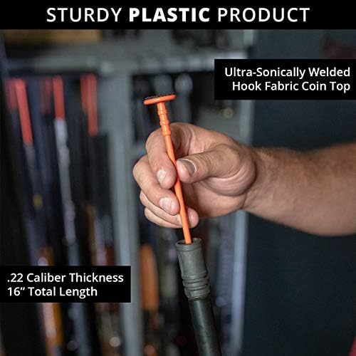 Gun Storage Solutions Rifle Rods Starter Kit with Shelf Liner Gun Organizer System Store More Guns Easy Access for Safety with Nylon Woven Loop Fabric