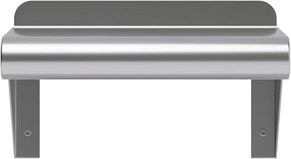 NSF Certified 18 Gauge Heavy Duty Stainless Steel Wall Shelf with Brackets for Kitchens, Utility Rooms, Storage, Offices & Home (10"x6")