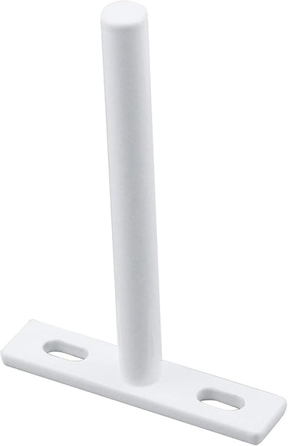 Antrader 4 Sets 4" Heavy Duty Blind Shelf Supports Hidden Brackets, Suitable for Wood Shelves, with Screws and Anchors, White