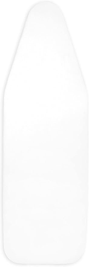 Encasa XO Ironing Board Cover and Pad 49"x18" - 4mm Felt Wide Iron Board Cover with Padding - Heat Resistant, Stain-Safe Dye, Non Slip Elastic Bungee Cord Tightening Iron Table Cover White
