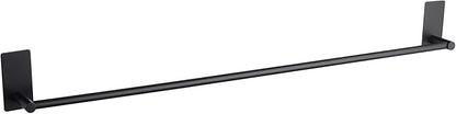 KES 30-Inch Towel Bar for Bathroom Self Adhesive Hand Towel Holder No Drill Wall Mounted SUS 304 Stainless Steel Matte Black, A7000S75B-BK