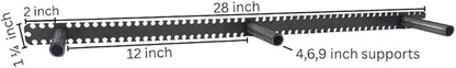 Floating Shelf Brackets - Sheppard Brackets - Easy Install - Heavy Duty (28 inch)