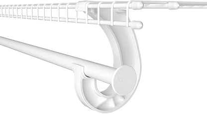 ClosetMaid 5629 Support for SuperSlide Hanging Bar, White 10 Pack