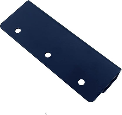 4 PCS Black Steel Wall Tile Bracket, Ladder Hanger for Wall Mount, U Bracket, Billboard Hook, Thickness 2 mm, Slot Width 25mm, XMH-UXGJ-25