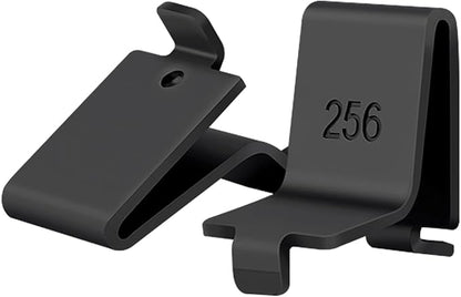 Lenink 256P-ZC Adjustable Pilaster Shelf Clip, 28 Pcs Black Shelving Brackets Clips for Metal and Wood Shelving