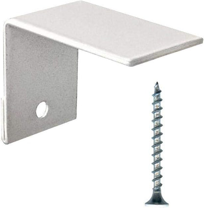 Baseboarders Universal Galvanized Steel Wall Bracket, Rust-Resistant Support for Heater Covers, White, Fits All Baseboarders Heater Covers (Basic, Premium, Premium Tall, Elliptus)