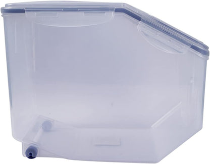 Lock & Lock Bulk Storage Bins Food Storage Container with Wheels (50.72-Cup)