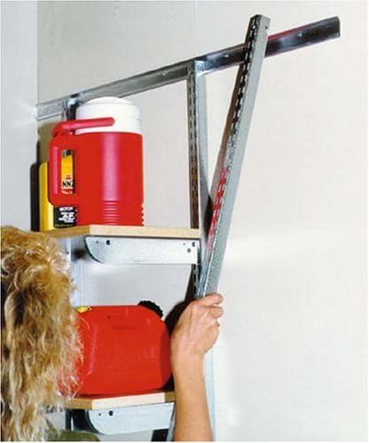 Knape & Vogt John Sterling FAST-MOUNT Hang-Trak, 40-inch, Galvanized, 0111-40,Silver