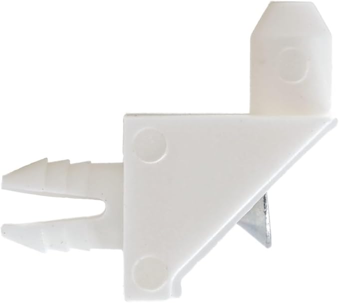 ReplacementScrews White Shelf Support Pins Compatible with IKEA Part 101558 (Pax, KOMPLEMENT) (Pack of 8)