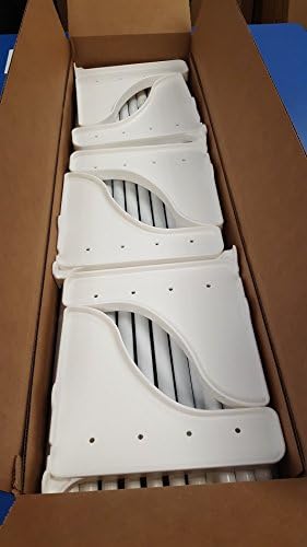EZ Shelf-Expandable-Garage Shelf- -White- Easy to Install -Strong (up to 250 Lbs)- Wire Shelving Alternative –Wall Mounted Garage Shelf Organizer (White, 40.5"-225")