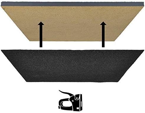 Gun Storage Solutions Rifle Rods Starter Kit with Shelf Liner Gun Organizer System Store More Guns Easy Access for Safety with Nylon Woven Loop Fabric
