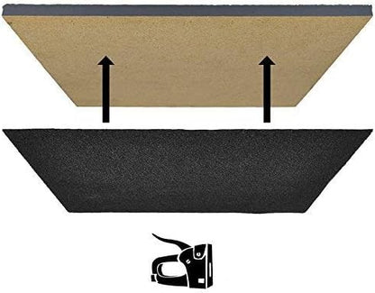 Gun Storage Solutions Rifle Rods Starter Kit with Shelf Liner Gun Organizer System Store More Guns Easy Access for Safety with Nylon Woven Loop Fabric
